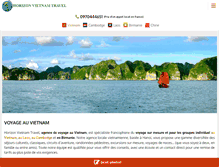 Tablet Screenshot of horizon-vietnamvoyage.com